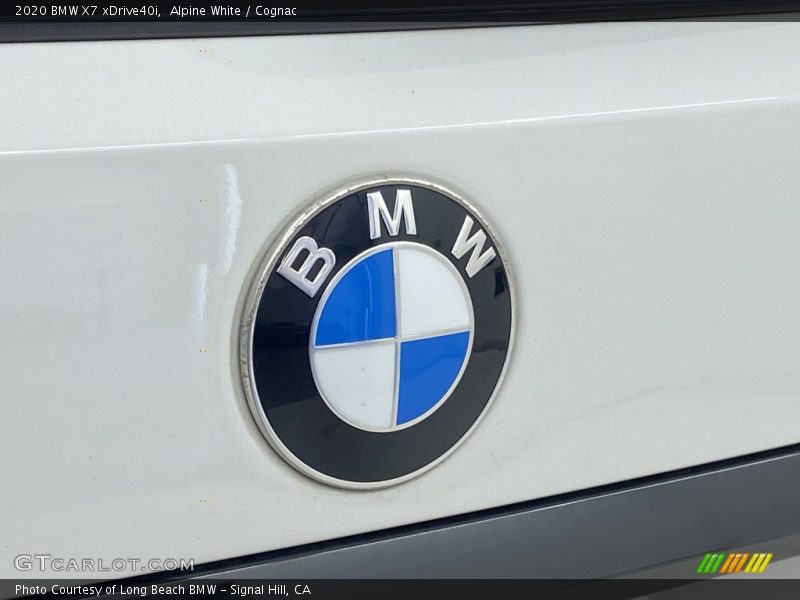 Alpine White / Cognac 2020 BMW X7 xDrive40i
