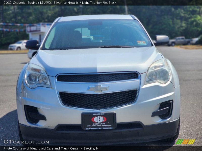 Silver Ice Metallic / Light Titanium/Jet Black 2012 Chevrolet Equinox LS AWD