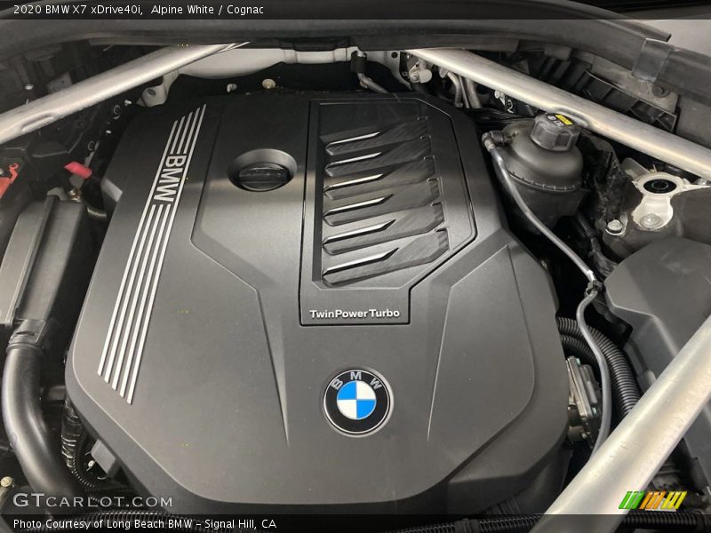 Alpine White / Cognac 2020 BMW X7 xDrive40i