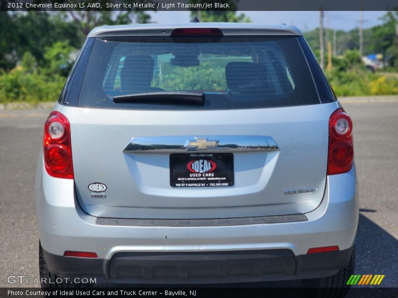 Silver Ice Metallic / Light Titanium/Jet Black 2012 Chevrolet Equinox LS AWD