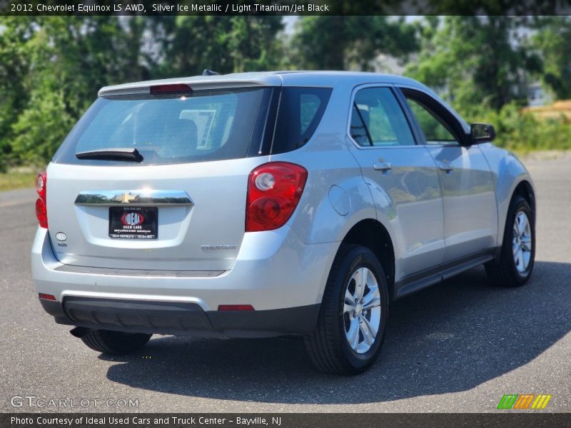 Silver Ice Metallic / Light Titanium/Jet Black 2012 Chevrolet Equinox LS AWD