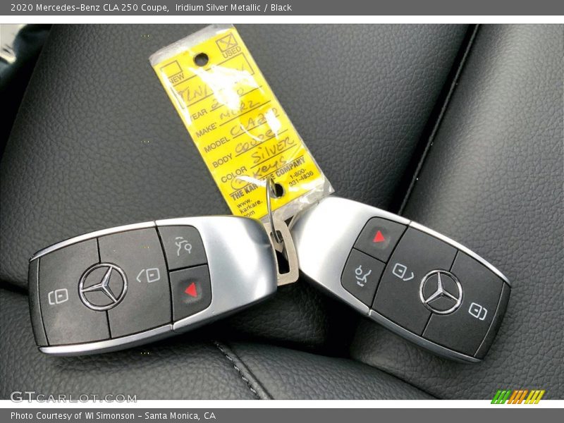 Keys of 2020 CLA 250 Coupe
