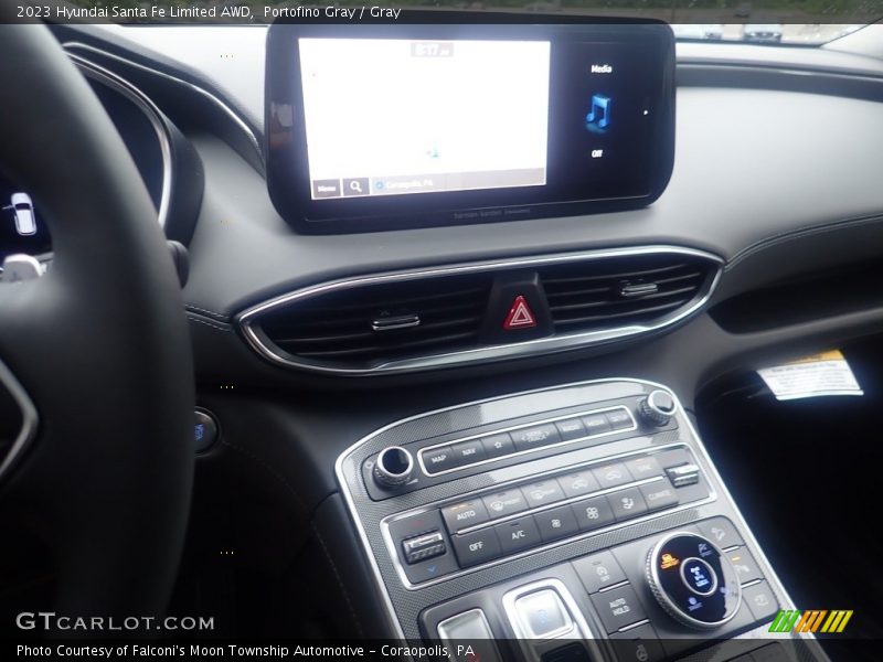 Portofino Gray / Gray 2023 Hyundai Santa Fe Limited AWD