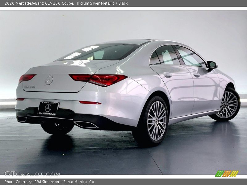 Iridium Silver Metallic / Black 2020 Mercedes-Benz CLA 250 Coupe