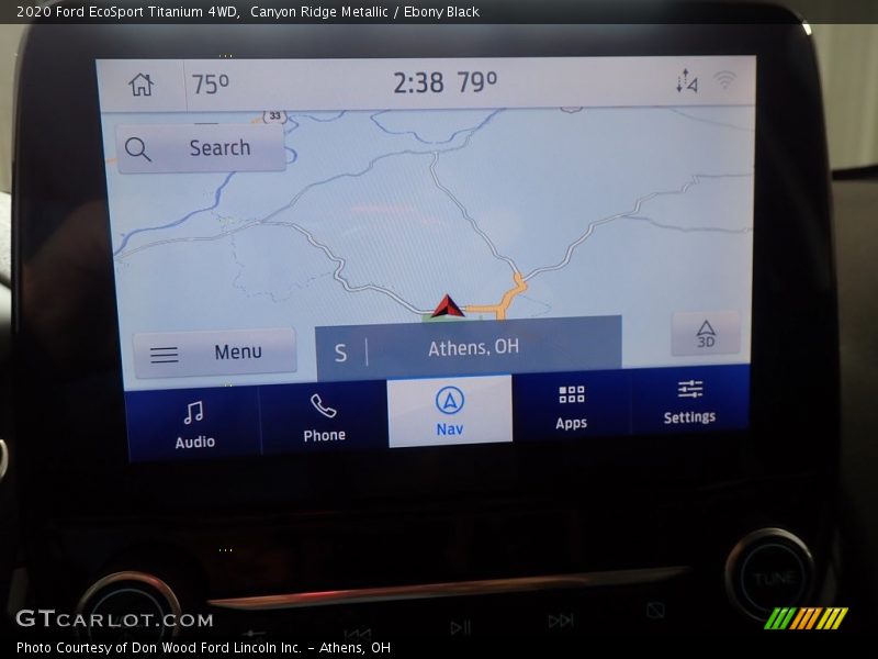 Canyon Ridge Metallic / Ebony Black 2020 Ford EcoSport Titanium 4WD