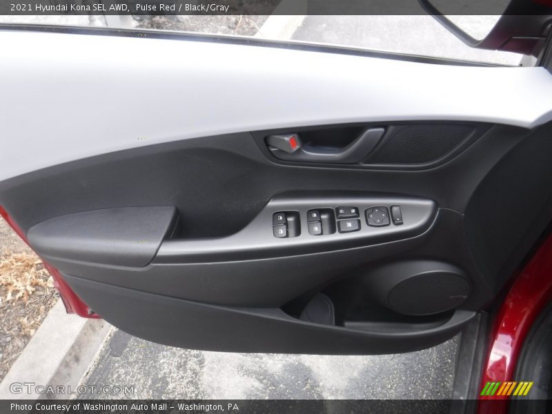 Pulse Red / Black/Gray 2021 Hyundai Kona SEL AWD