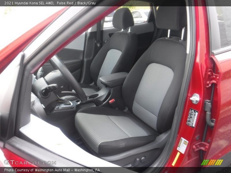 Pulse Red / Black/Gray 2021 Hyundai Kona SEL AWD