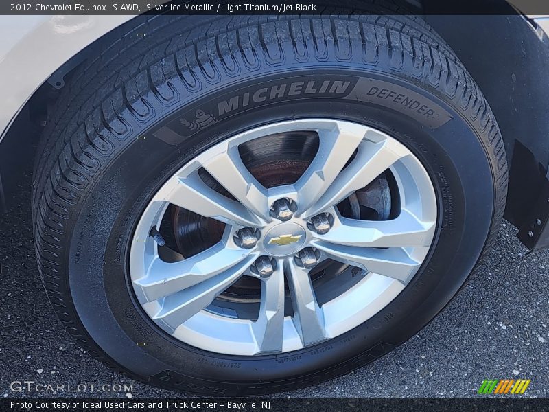 Silver Ice Metallic / Light Titanium/Jet Black 2012 Chevrolet Equinox LS AWD