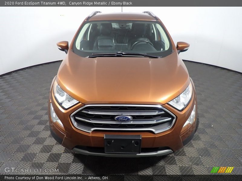 Canyon Ridge Metallic / Ebony Black 2020 Ford EcoSport Titanium 4WD