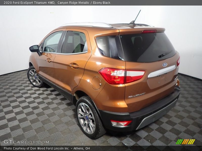 Canyon Ridge Metallic / Ebony Black 2020 Ford EcoSport Titanium 4WD