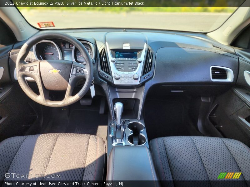 Silver Ice Metallic / Light Titanium/Jet Black 2012 Chevrolet Equinox LS AWD
