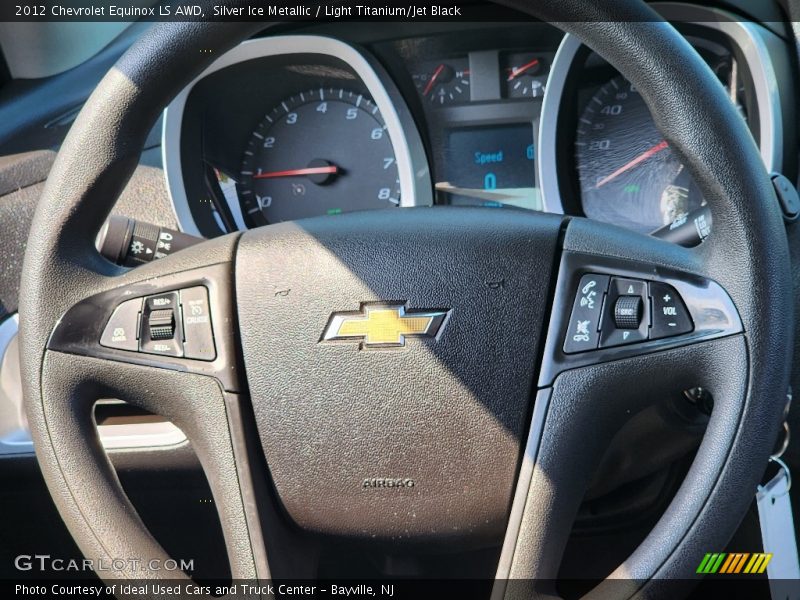 Silver Ice Metallic / Light Titanium/Jet Black 2012 Chevrolet Equinox LS AWD