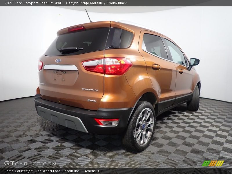 Canyon Ridge Metallic / Ebony Black 2020 Ford EcoSport Titanium 4WD