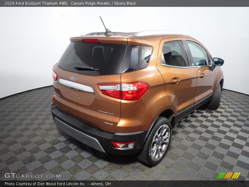 Canyon Ridge Metallic / Ebony Black 2020 Ford EcoSport Titanium 4WD