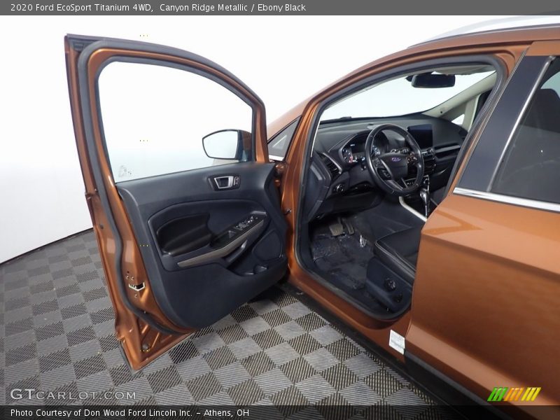Canyon Ridge Metallic / Ebony Black 2020 Ford EcoSport Titanium 4WD