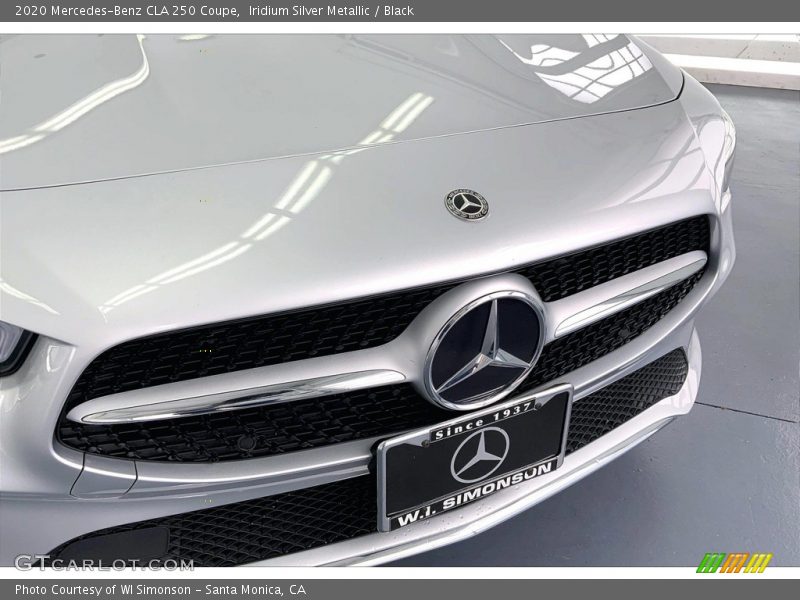 Iridium Silver Metallic / Black 2020 Mercedes-Benz CLA 250 Coupe