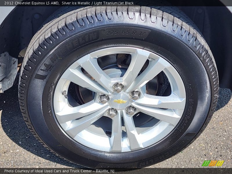 Silver Ice Metallic / Light Titanium/Jet Black 2012 Chevrolet Equinox LS AWD