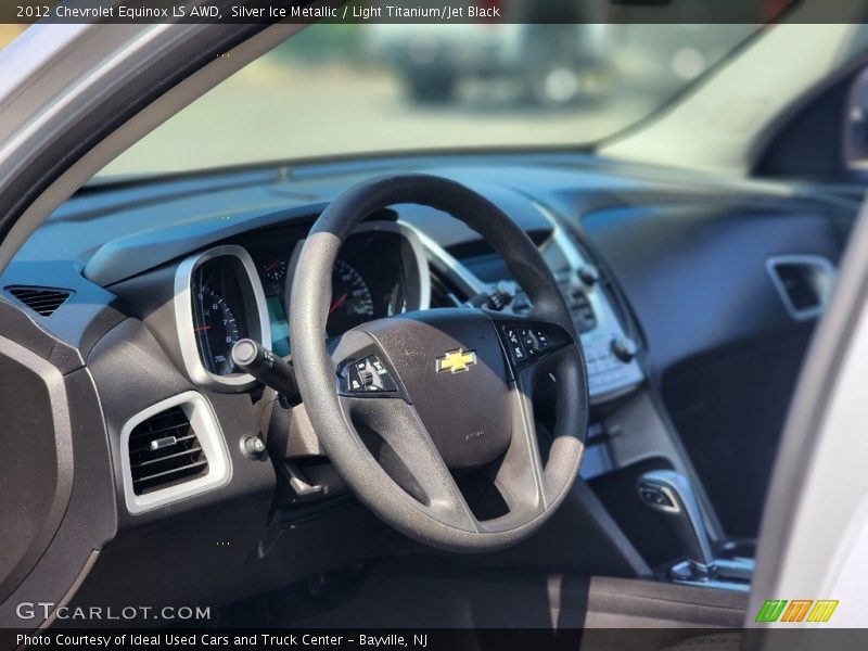 Silver Ice Metallic / Light Titanium/Jet Black 2012 Chevrolet Equinox LS AWD