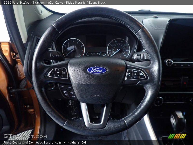 Canyon Ridge Metallic / Ebony Black 2020 Ford EcoSport Titanium 4WD