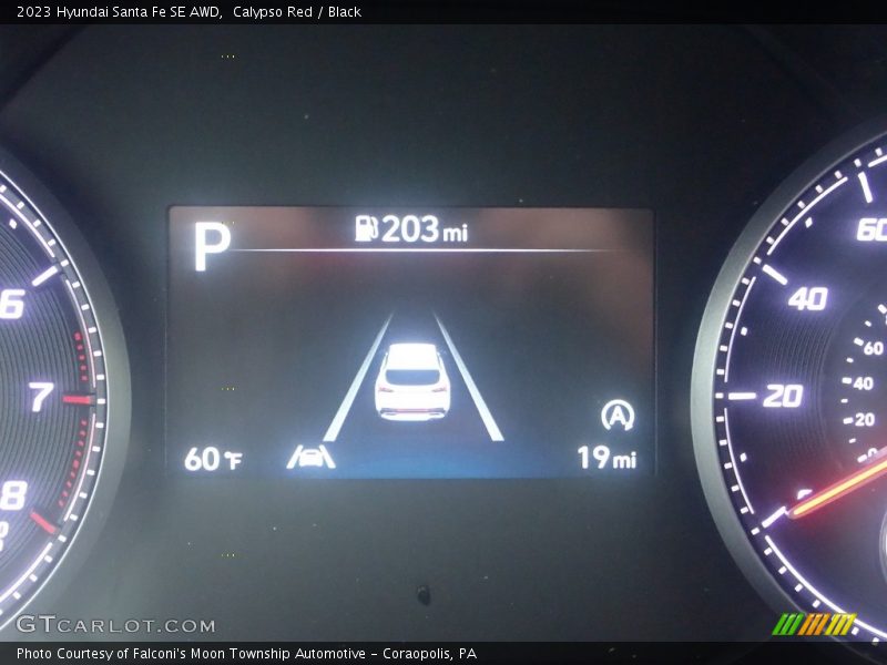 Calypso Red / Black 2023 Hyundai Santa Fe SE AWD