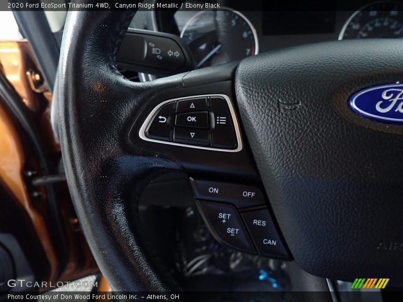 Canyon Ridge Metallic / Ebony Black 2020 Ford EcoSport Titanium 4WD