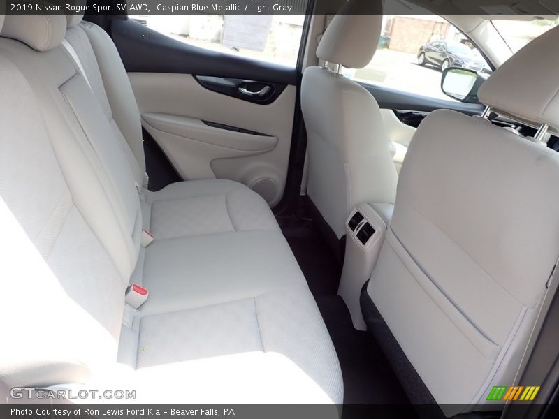Caspian Blue Metallic / Light Gray 2019 Nissan Rogue Sport SV AWD