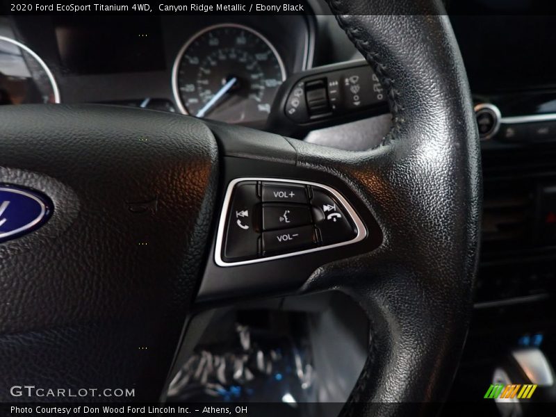 Canyon Ridge Metallic / Ebony Black 2020 Ford EcoSport Titanium 4WD