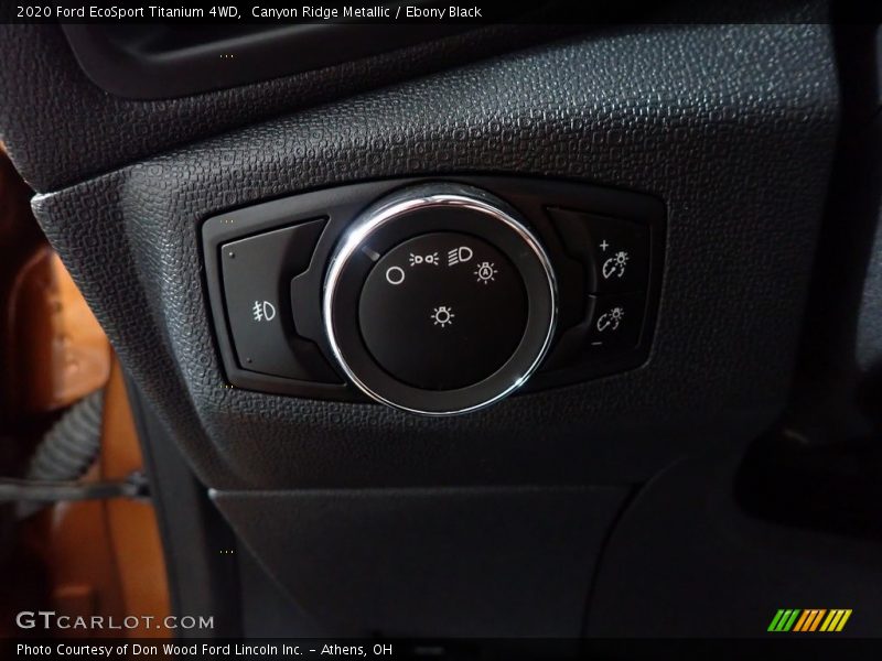 Canyon Ridge Metallic / Ebony Black 2020 Ford EcoSport Titanium 4WD