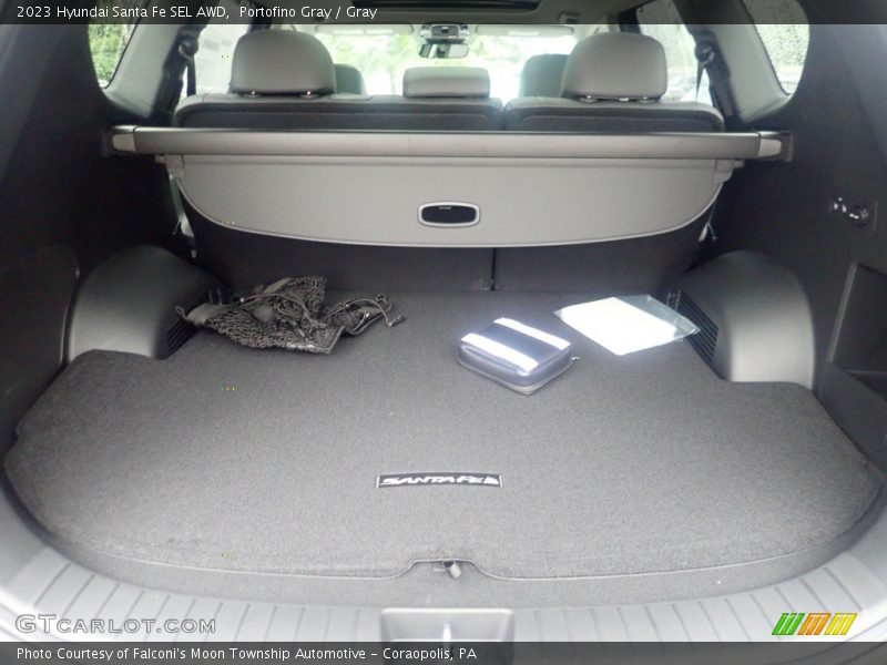 Portofino Gray / Gray 2023 Hyundai Santa Fe SEL AWD