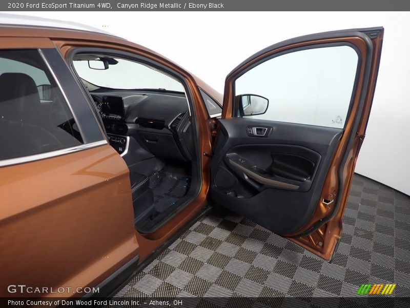 Canyon Ridge Metallic / Ebony Black 2020 Ford EcoSport Titanium 4WD