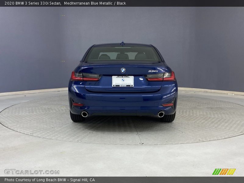 Mediterranean Blue Metallic / Black 2020 BMW 3 Series 330i Sedan