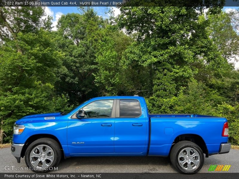  2022 1500 Big Horn Quad Cab 4x4 Hydro Blue Pearl