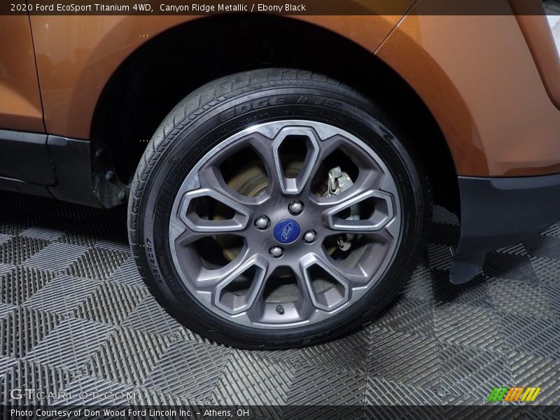 Canyon Ridge Metallic / Ebony Black 2020 Ford EcoSport Titanium 4WD
