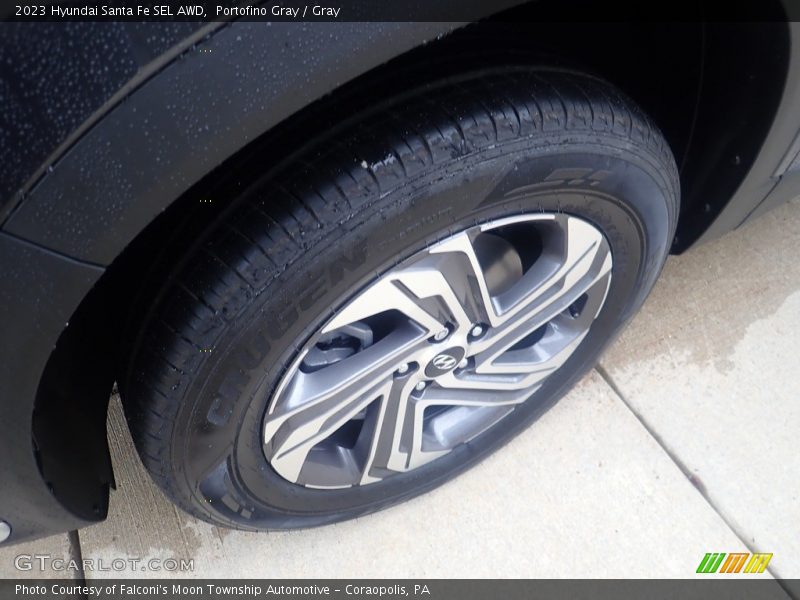 Portofino Gray / Gray 2023 Hyundai Santa Fe SEL AWD