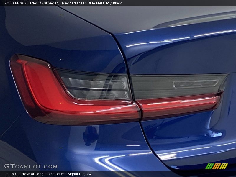 Mediterranean Blue Metallic / Black 2020 BMW 3 Series 330i Sedan