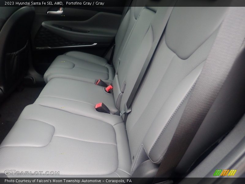 Portofino Gray / Gray 2023 Hyundai Santa Fe SEL AWD