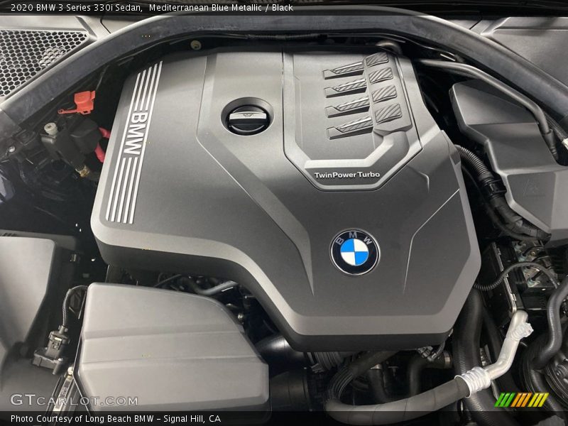 Mediterranean Blue Metallic / Black 2020 BMW 3 Series 330i Sedan