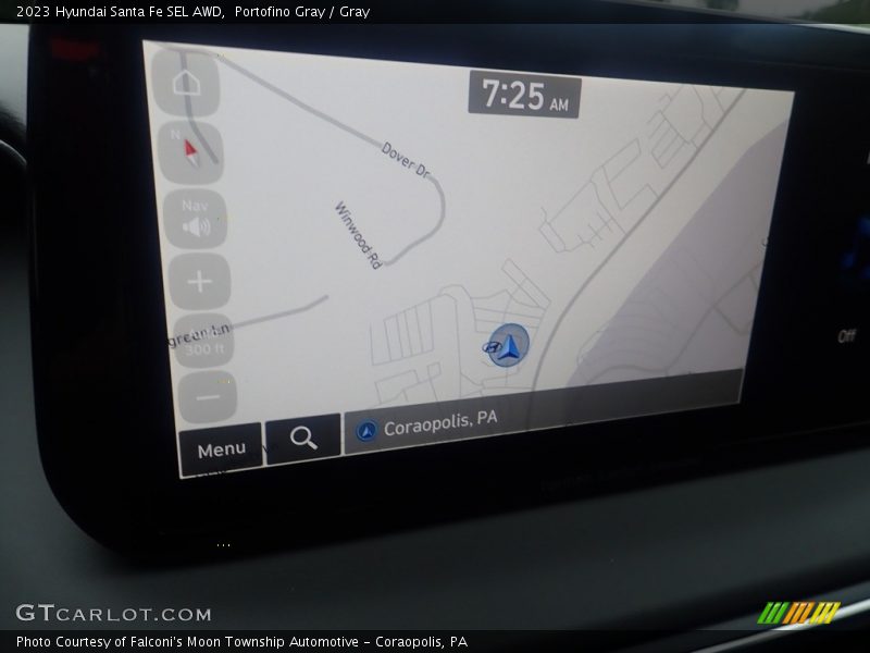 Portofino Gray / Gray 2023 Hyundai Santa Fe SEL AWD