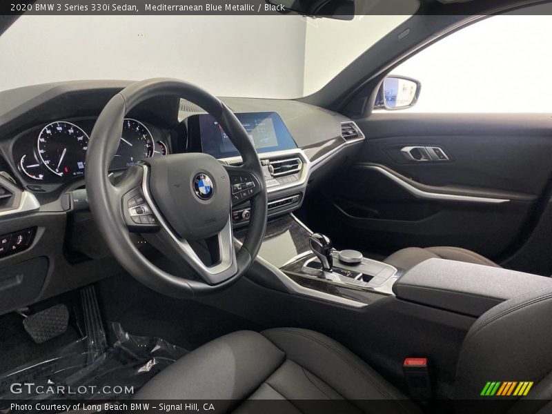 Mediterranean Blue Metallic / Black 2020 BMW 3 Series 330i Sedan
