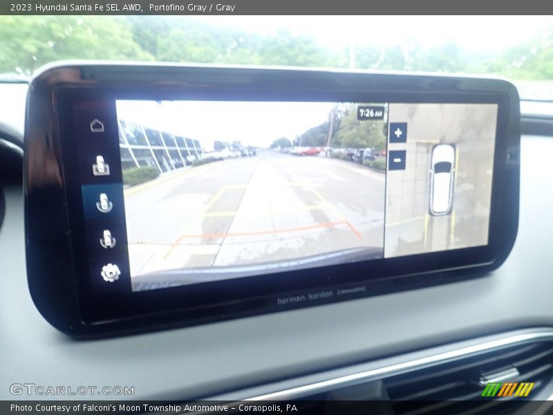 Portofino Gray / Gray 2023 Hyundai Santa Fe SEL AWD