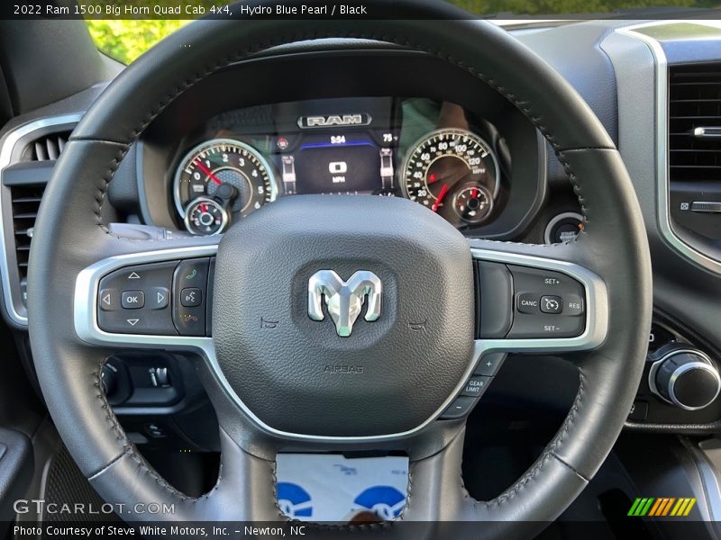  2022 1500 Big Horn Quad Cab 4x4 Steering Wheel