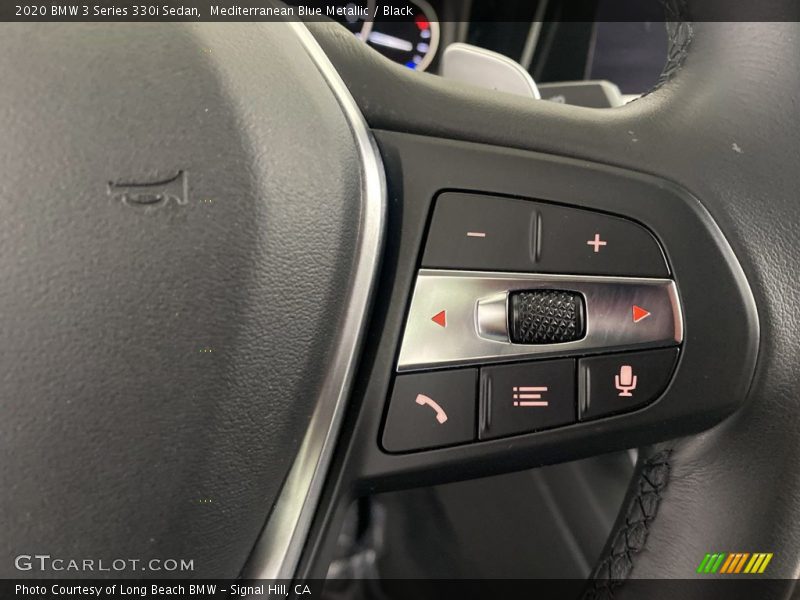 Mediterranean Blue Metallic / Black 2020 BMW 3 Series 330i Sedan