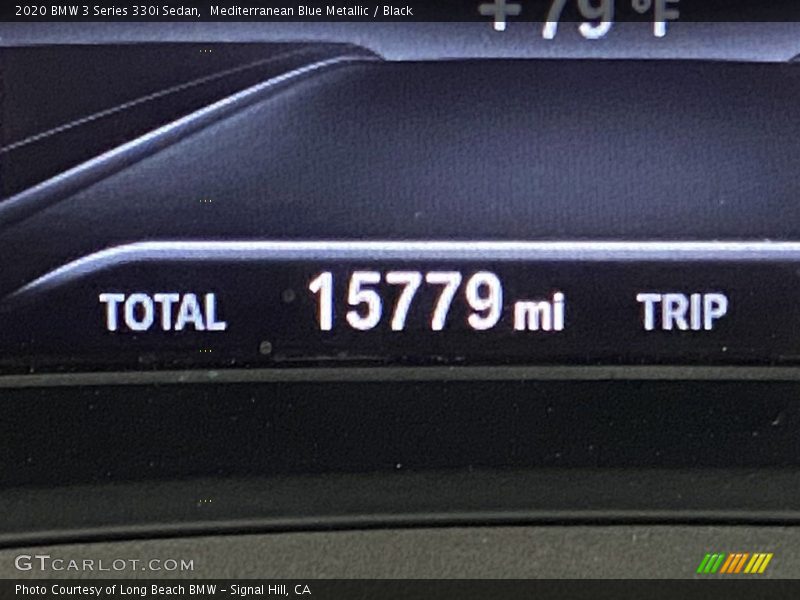 Mediterranean Blue Metallic / Black 2020 BMW 3 Series 330i Sedan
