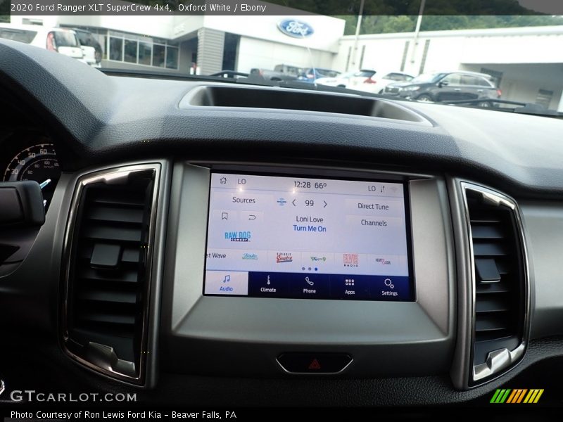Oxford White / Ebony 2020 Ford Ranger XLT SuperCrew 4x4
