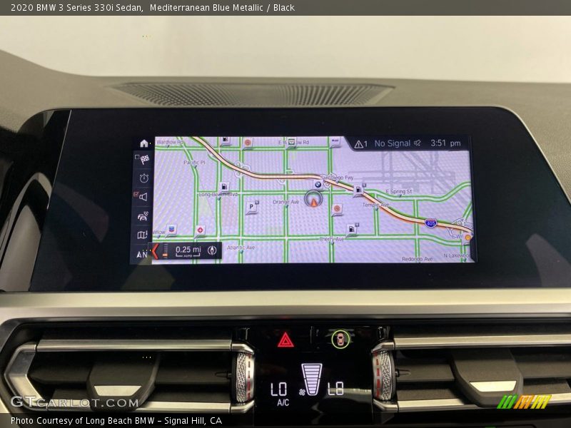 Mediterranean Blue Metallic / Black 2020 BMW 3 Series 330i Sedan