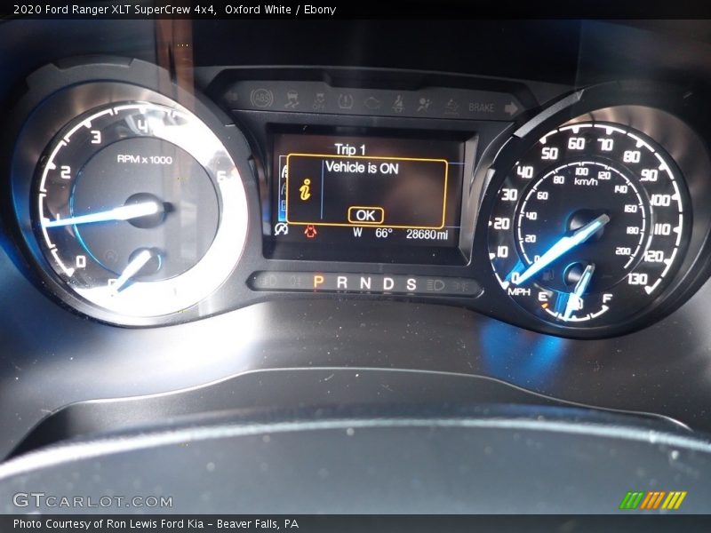 Oxford White / Ebony 2020 Ford Ranger XLT SuperCrew 4x4