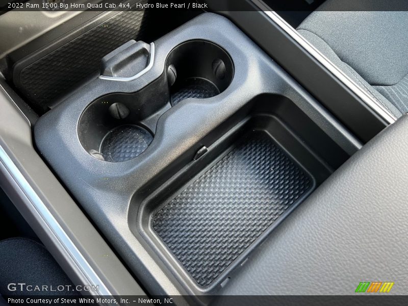 Hydro Blue Pearl / Black 2022 Ram 1500 Big Horn Quad Cab 4x4