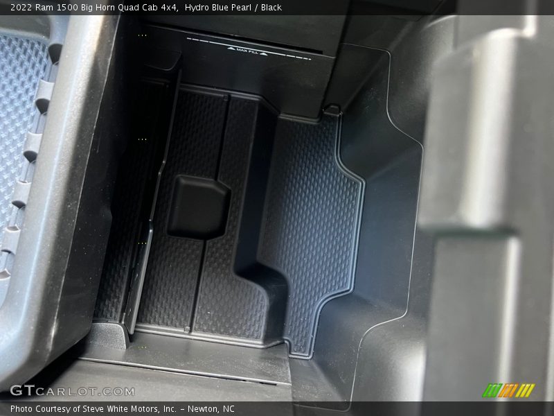 Hydro Blue Pearl / Black 2022 Ram 1500 Big Horn Quad Cab 4x4