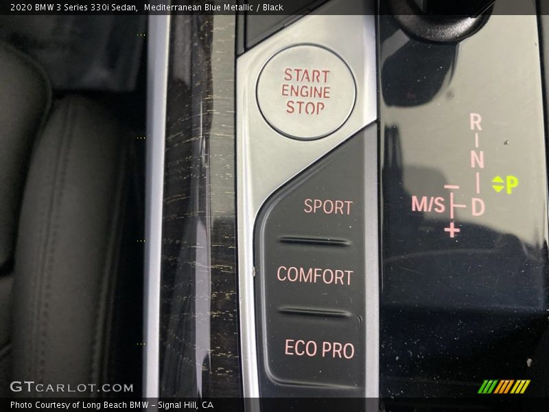 Mediterranean Blue Metallic / Black 2020 BMW 3 Series 330i Sedan