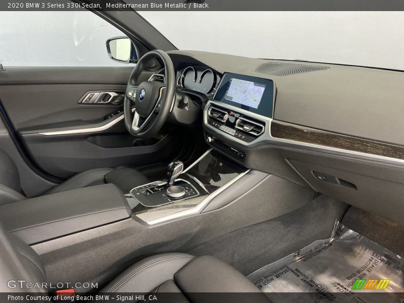 Mediterranean Blue Metallic / Black 2020 BMW 3 Series 330i Sedan